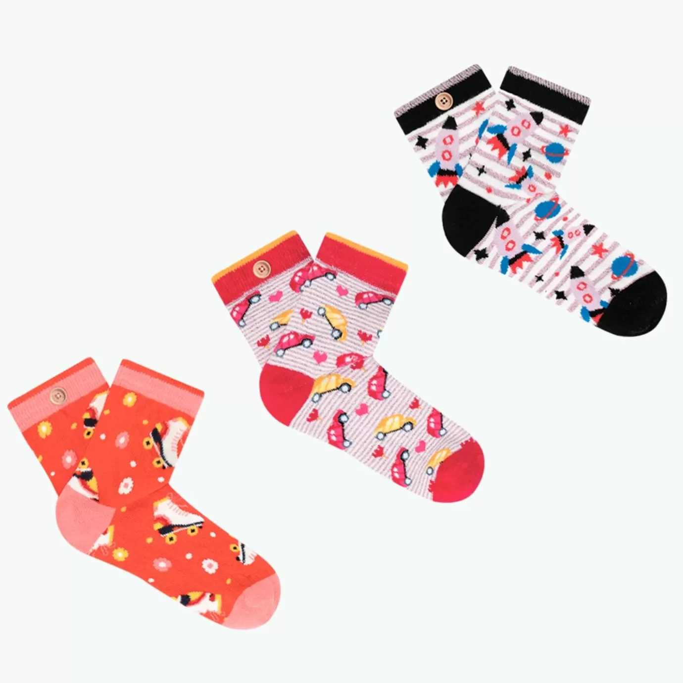 Best Sale Comme Sur Des Roulettes Chaussettes 25/30 Et 31/35
