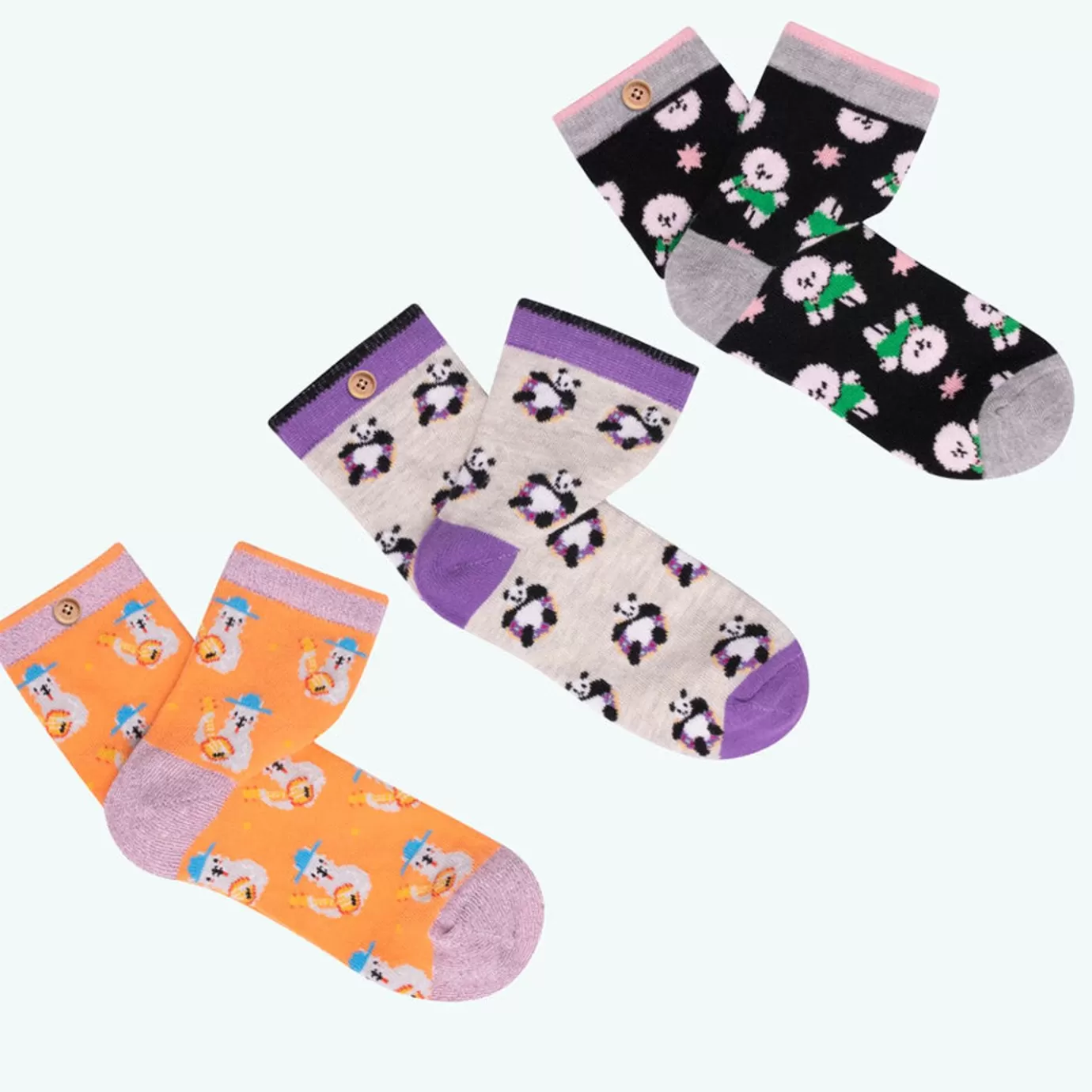 Cheap Crazy Animals Chaussettes 25/30 Et 31/35