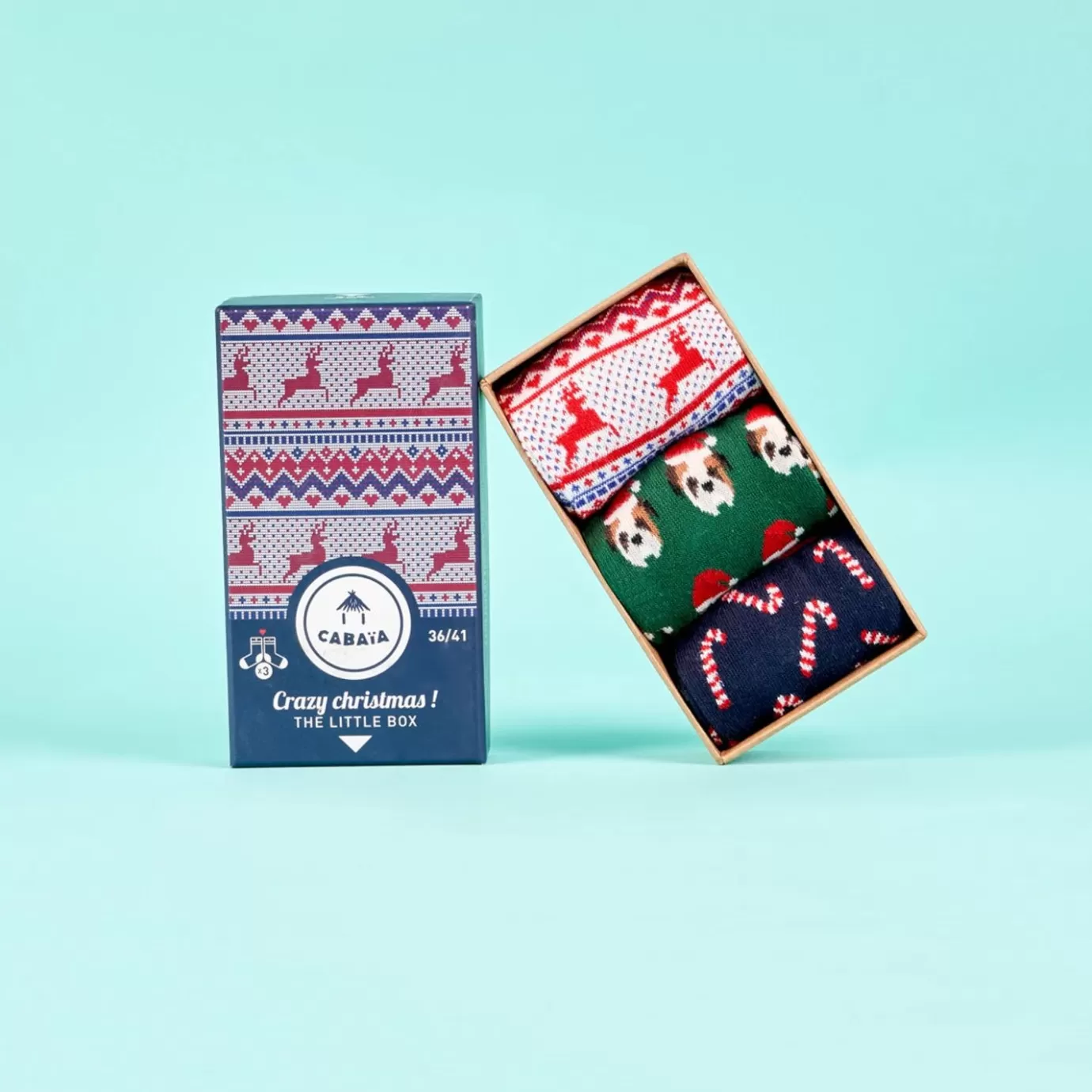 Store Crazy Christmas Chaussettes 36/41