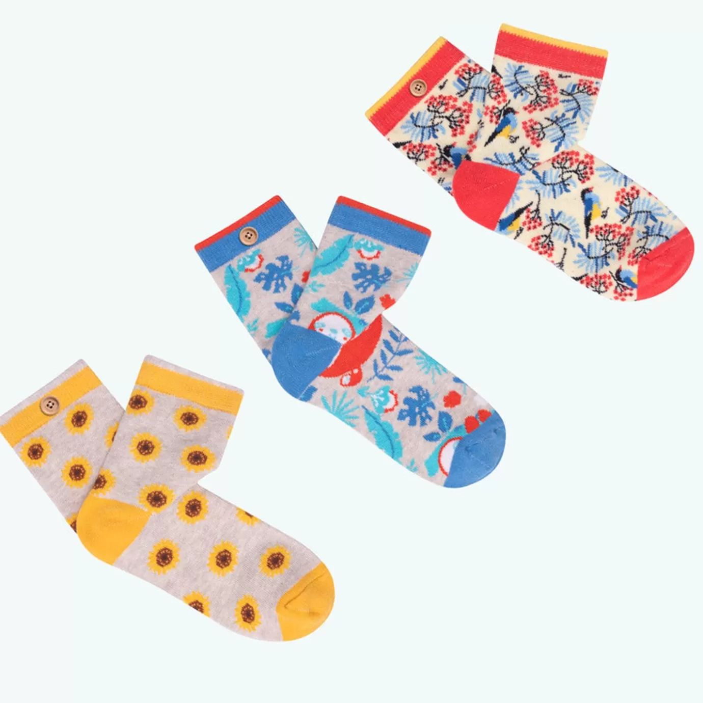Online Flower Power Chaussettes 25/30 Et 31/35