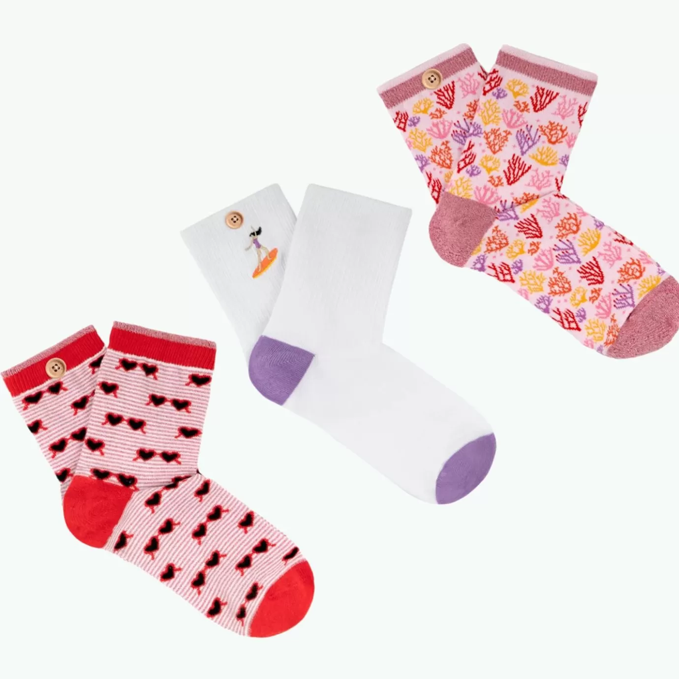 Fashion L'Amour A La Plage Chaussettes 36/41