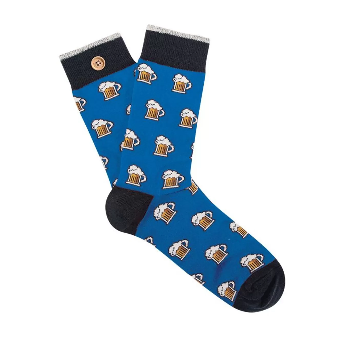 Fashion Leopold & Zoe Blue Chaussettes 41/46