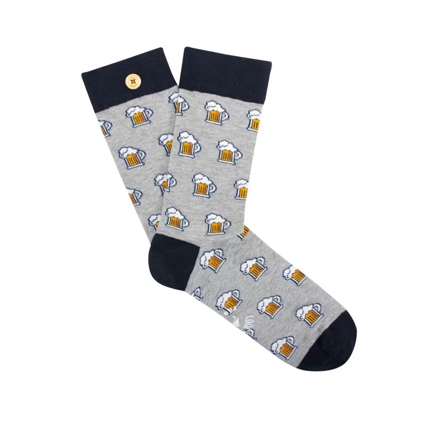 Flash Sale Leopold & Zoe Grey Chaussettes 41/46