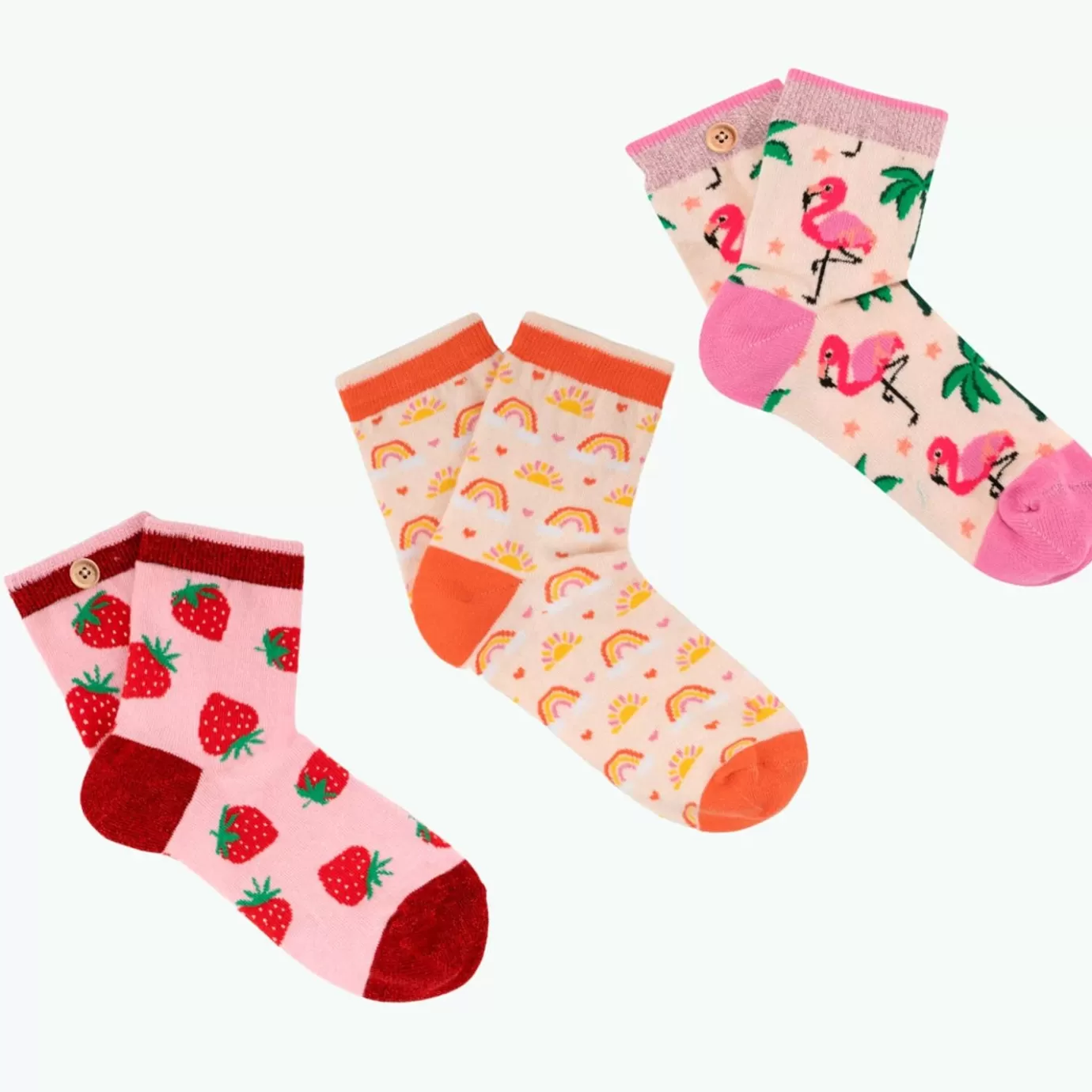 Cheap Rainbow Afternoon Chaussettes 25/30 Et 31/35