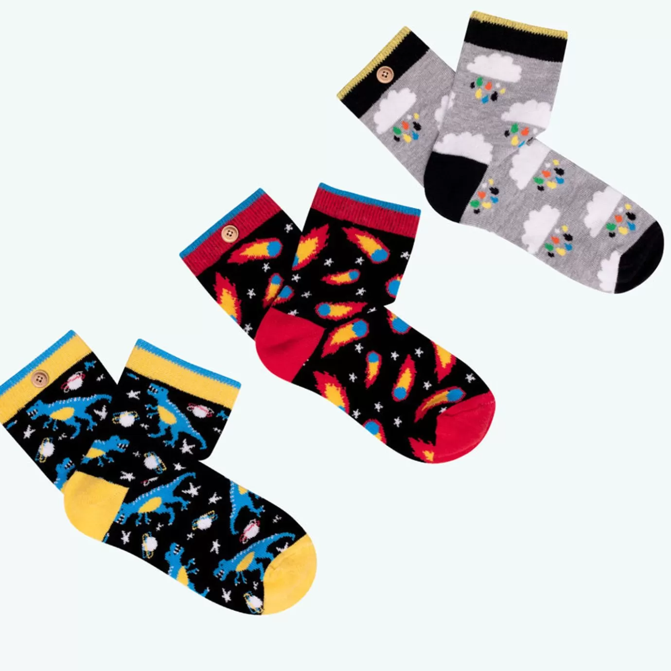 Discount Space Rocket Chaussettes 25/30 Et 31/35